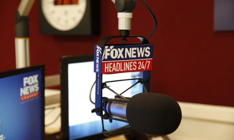 Fox News Channel studio in New York.