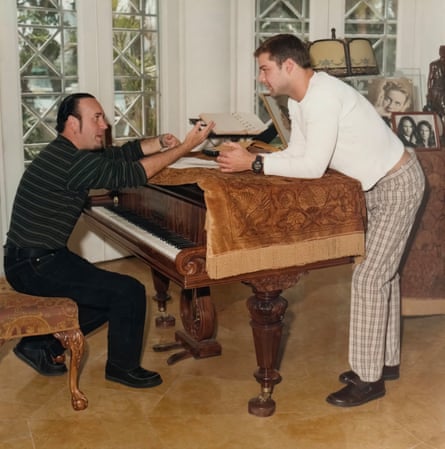 ‘That song is in the National Recording Registry along with Moon River. Can you imagine?’ … Child and Ricky Martin working on Livin’ la Vida Loca.