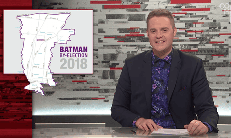 ABC show Tonightly with Tom Ballard has come under fire for a segment on the Batman byelection.