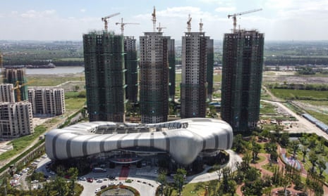 Halted construction of Evergrande’s Cultural Tourism City in Suzhou, China.