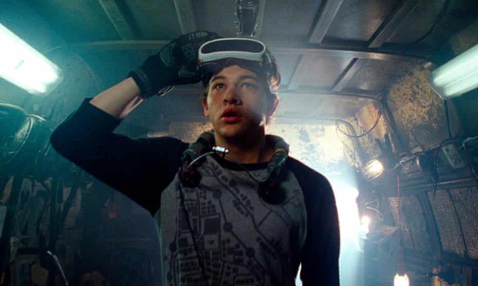 Tye Sheridan prepares to enter virtual reality in Steven Spielberg’s movie Ready Player One, but a new report suggests many young men are doing the same instead of jobs.