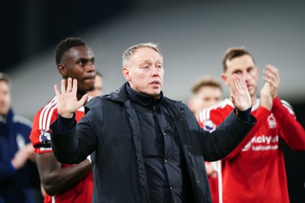 6 December 2023Nottingham Forest manager Steve Cooper looks dejected following a crushing defeat to Fulham at Craven Cottage. Fulham won 5-0.