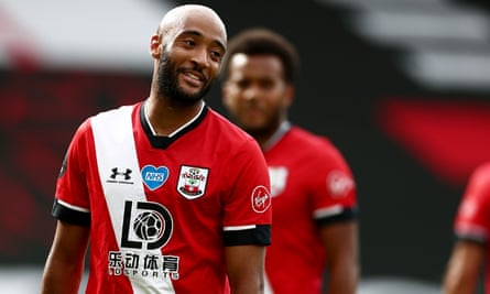 Nathan Redmond in the new Southampton 2020-21 kit