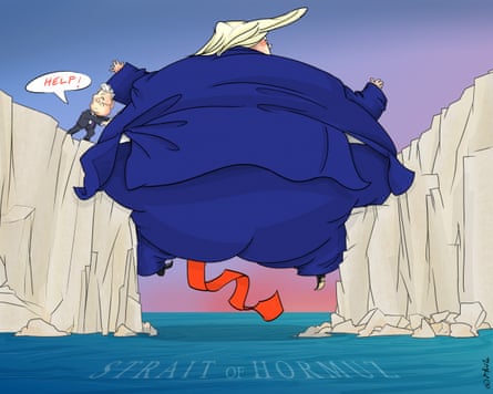 Nicola Jennings’ cartoon on Trump and the strait of Hormuz