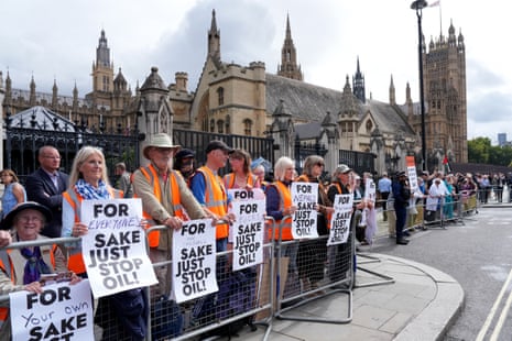 Just Stop Oil protest.