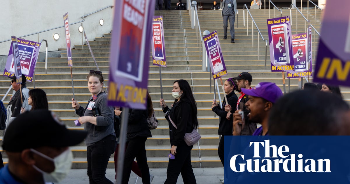 More than 50,000 Los Angeles county workers strike disrupting key services