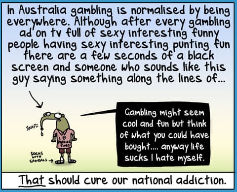First Dog on the Moon on Gambling Planet, panel 5