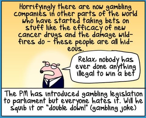 First Dog on the Moon on Gambling Planet, panel 6