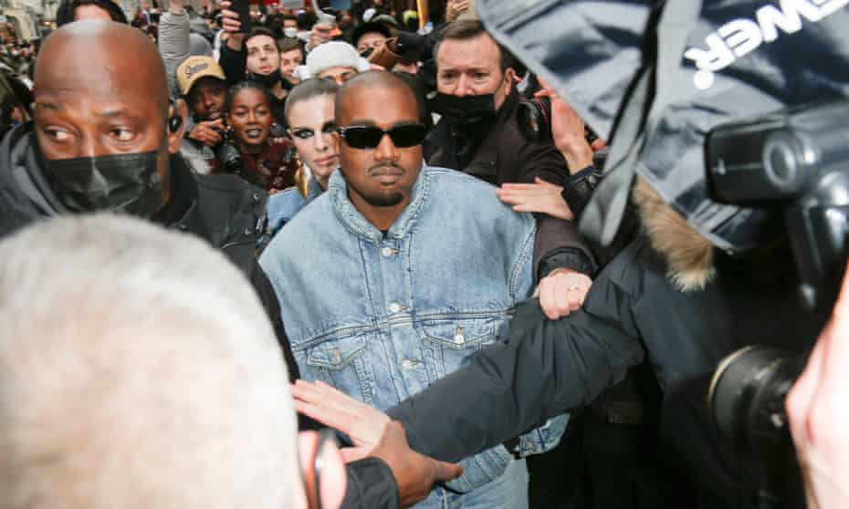 Kanye West, seen in Paris in January.