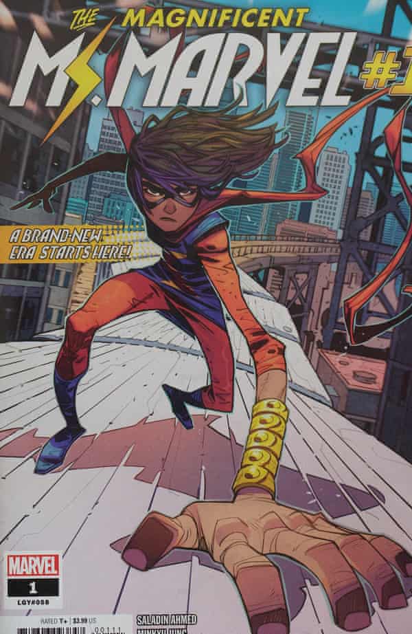 Ms Marvel comic book cover