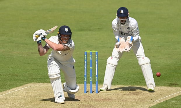 Ben Stokes of Durham bats against Middlesex at Lord's cricket ground on 19 May.
