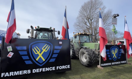 Farmers protest against the government in Netherlands