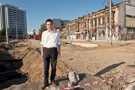 Nicusor Dan in 2012 when he was head of the NGO Salvati Bucurestiul (Save Bucharest).