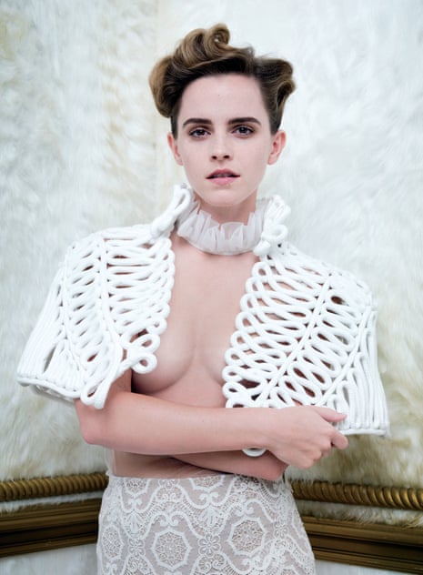 A picture from  Emma Watson’s Vanity Fair photoshoot. The March issue of Vanity Fair is out now.