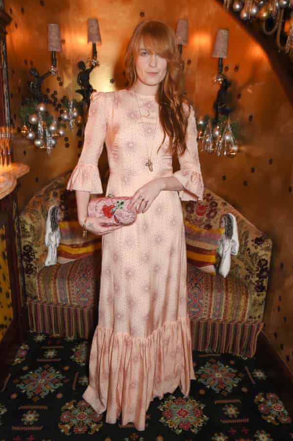 Nick Cave & The Bad Seeds End of European Tour 2017 Party with Matchesfashion.com & The Vampires WifeLONDON, ENGLAND - NOVEMBER 22: Florence Welch attends the Nick Cave & The Bad Seeds x The Vampires Wife x Matchesfashion.com party at Loulou’s on November 22, 2017 in London, England. Pic Credit: Dave Benett *** Local Caption *** Florence Welch