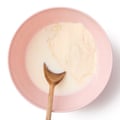 Put the milk and salt in a arge bowl with 220ml hot water. Sprinkle over the cornmeal and stir in until the mix comes together into a soft dough (add more liquid if necessary).