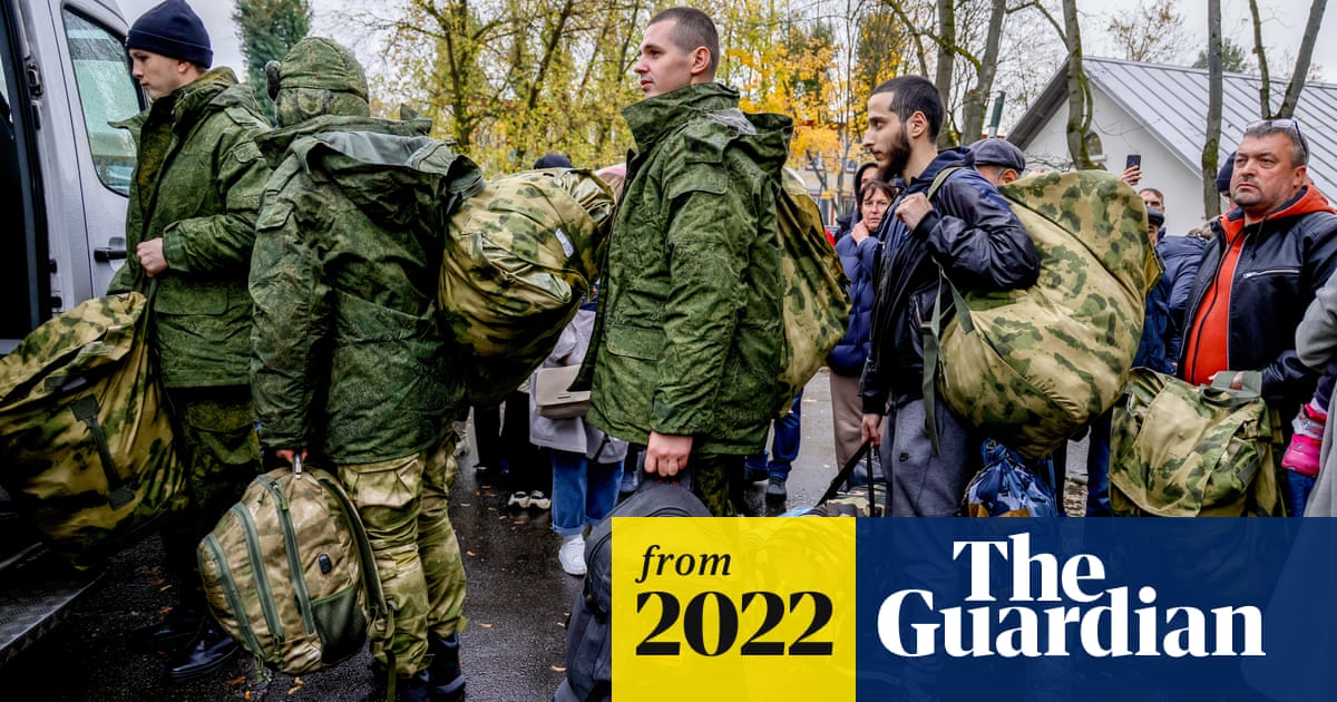 ‘The army has nothing’: new Russian conscripts bemoan lack of supplies ...