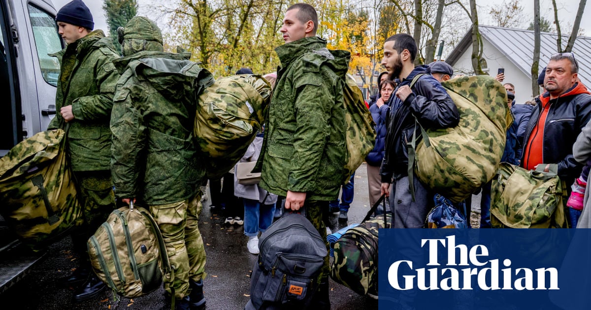 ‘The army has nothing’: new Russian conscripts bemoan lack of supplies