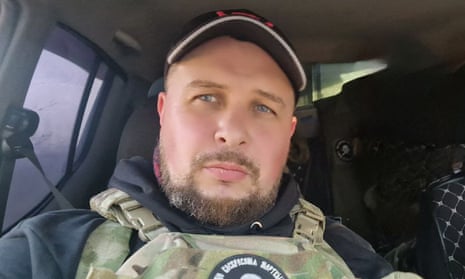 An undated handout picture obtained from the Telegram account of Russian military blogger Vladlen Tatarsky, who was killed in the explosion.