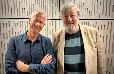This Cultural Life host John Wilson with guest Stephen Fry.