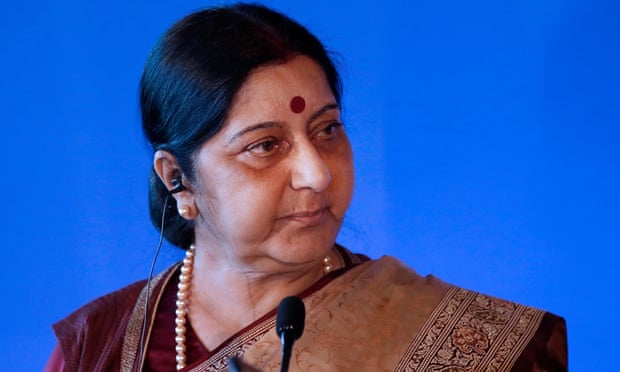 Sushma Swaraj received tweets calling her a traitor and demanding her resignation.