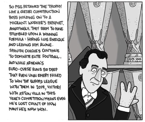 David Squires on … Arsenal staying positive after penalty pain against PSG, panel 5