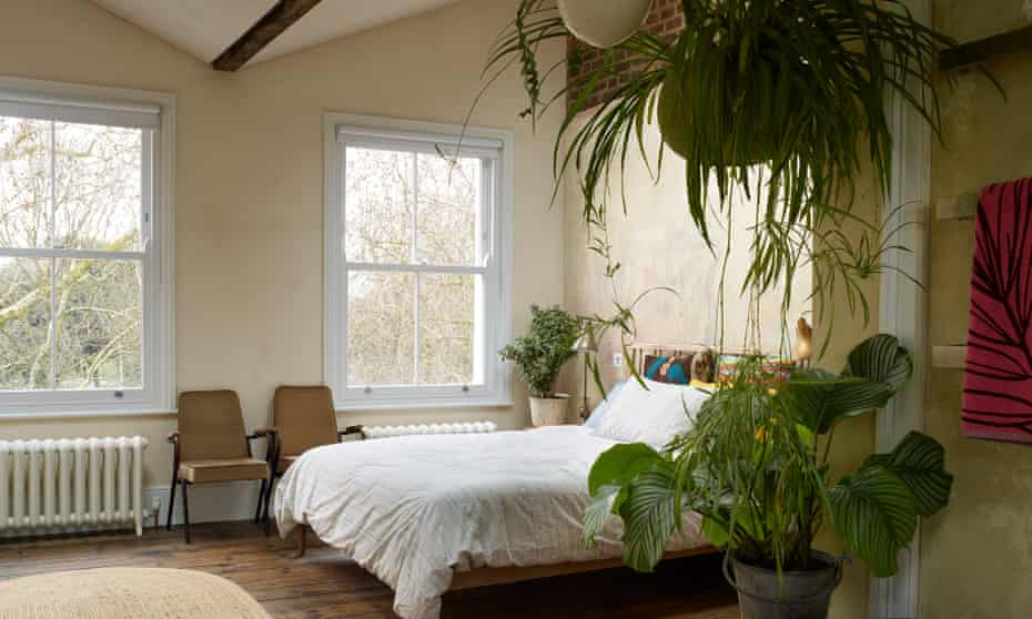 Sweet dreams: the main bedroom.