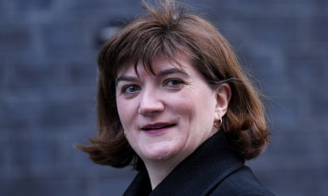 Nicky Morgan, the former secretary of state for digital, culture and sport.