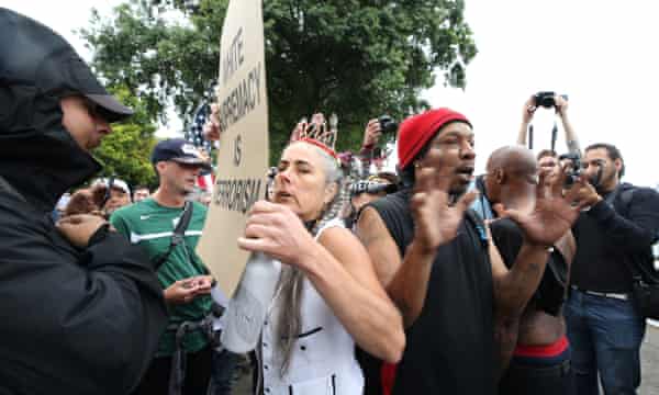 Portland Rally Proud Boys Vow To March Each Month After Biggest Protest Of Trump Era Us News The Guardian