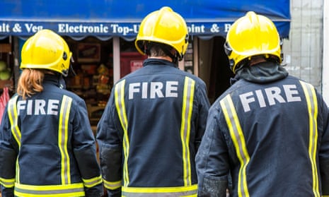 Firefighters in London