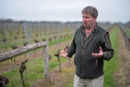 Justin Langham, managing director of Langham Wine Estate in Dorset.