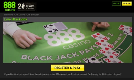 Interfața 888 Casino