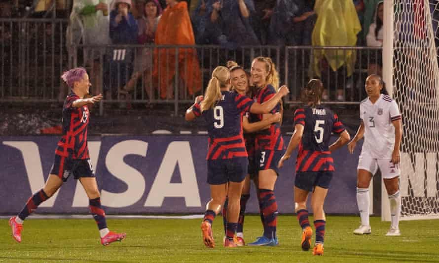 Usa Women Thrash Mexico In Downpour As Unbeaten Streak Reaches 43 Games Usa Women S Football Team The Guardian Usa Women Thrash Mexico In Downpour As Unbeaten Streak Reaches 43 Games Usa Women S Football Team The Guardian