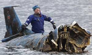 Bill Smith Bluebird K7 wreckage