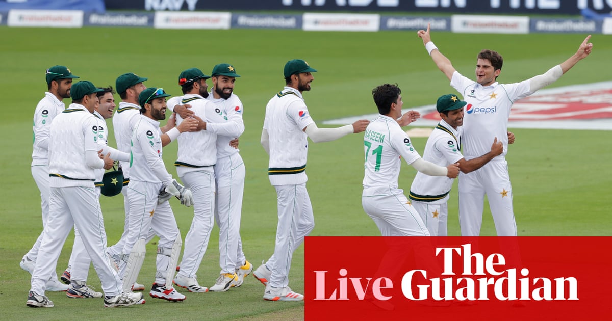 England v Pakistan: first Test, day two – live!