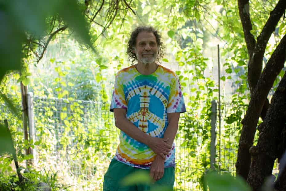 Benny Zable, 75 at his home in Nimbin, NSW