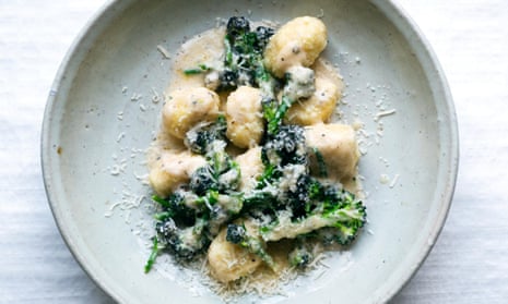 Gnudi with broccoli and goat’s curd