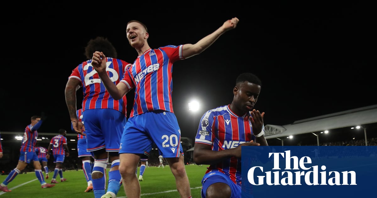 Crystal Palace up to fourth after Marc Guéhi’s late header stuns Fulham