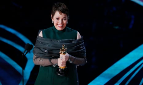 91st Academy Awards - Oscars - Hollywood<br>91st Academy Awards - Oscars Show - Hollywood, Los Angeles, California, U.S., February 24, 2019. Olivia Colman accepts the Best Actress award for her role in “The Favourite.” REUTERS/Mike Blake