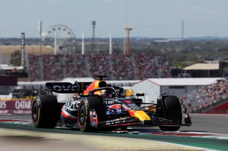 Red Bull's Max Verstappen in action.
