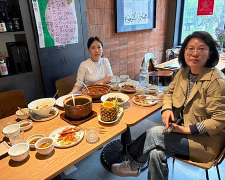 Su Yajun, left, and Sun Chen at In and Out