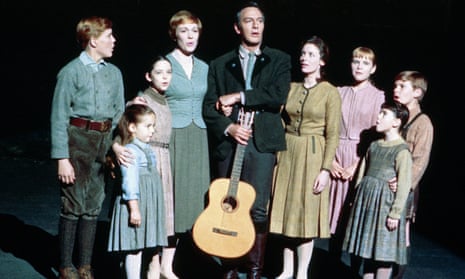 The von Trapp family as portrayed in The Sound of Music