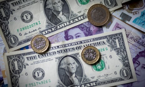Sterling hits all time low against US dollar.