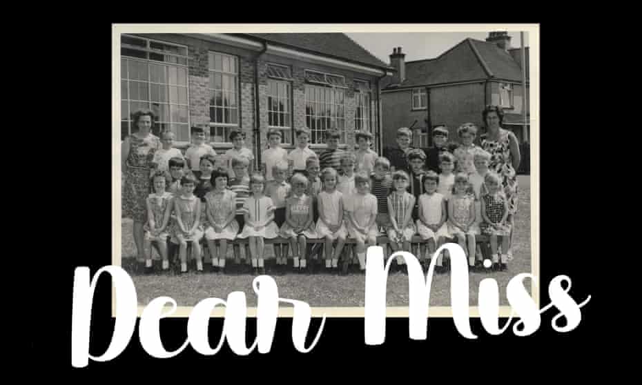 Kate Mosse (front row, second from right) at Lancastrian infants school, summer 1967.