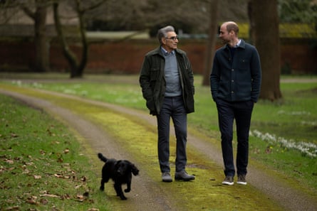 The Prince of Wales is interviewed in Windsor by the actor Eugene Levy