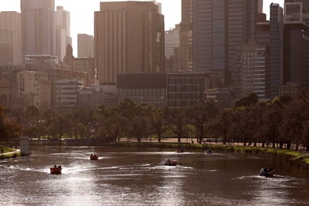 Yarra River in Melbourne’s CBD.
