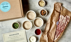 ‘Rightly famed’: Dishoom bacon naans.