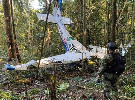 The wreckage of the Cessna was found two weeks after it disappeared but there was no sign of the children.
