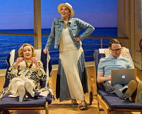 ‘A hallucinatory experience’ … Frances Barber with Amanda Abbington and Reece Shearsmith in The Unfriend.