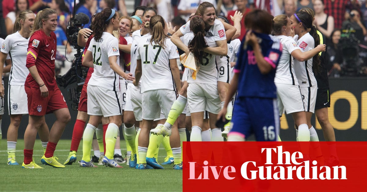 ライブ速報 女子w杯決勝戦 日本対アメリカ Women S World Cup 15 The Guardian ライブ速報 女子w杯決勝戦 日本対アメリカ Women S World Cup 15 The Guardian